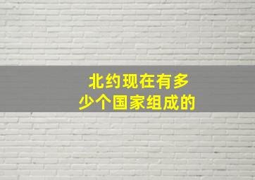 北约现在有多少个国家组成的