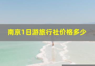 南京1日游旅行社价格多少