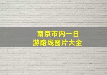 南京市内一日游路线图片大全