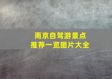 南京自驾游景点推荐一览图片大全