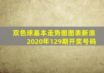 双色球基本走势图图表新浪2020年129期开奖号码