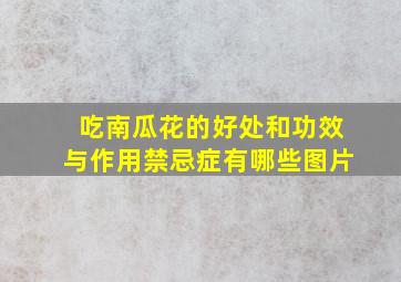 吃南瓜花的好处和功效与作用禁忌症有哪些图片