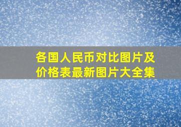 各国人民币对比图片及价格表最新图片大全集