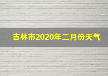 吉林市2020年二月份天气