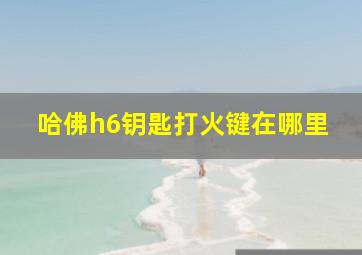 哈佛h6钥匙打火键在哪里