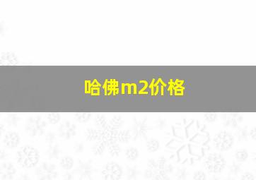 哈佛m2价格