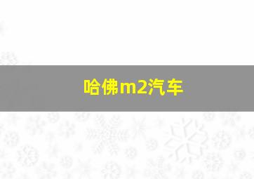 哈佛m2汽车