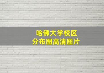 哈佛大学校区分布图高清图片