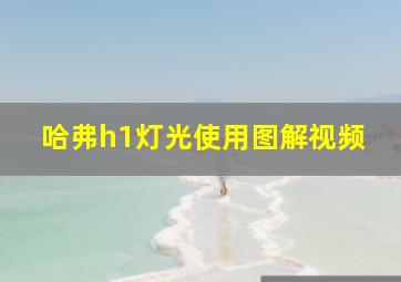 哈弗h1灯光使用图解视频