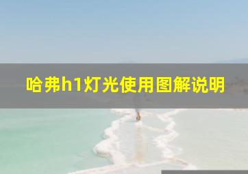 哈弗h1灯光使用图解说明