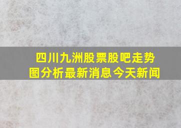 四川九洲股票股吧走势图分析最新消息今天新闻