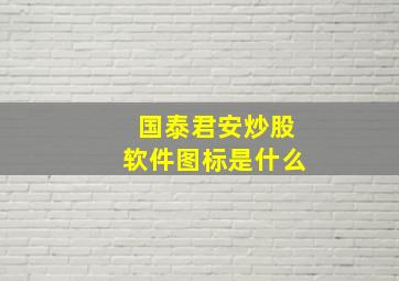 国泰君安炒股软件图标是什么