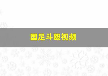 国足斗殴视频