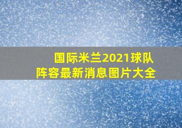 国际米兰2021球队阵容最新消息图片大全