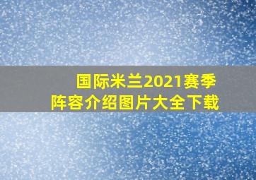 国际米兰2021赛季阵容介绍图片大全下载