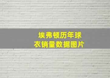 埃弗顿历年球衣销量数据图片