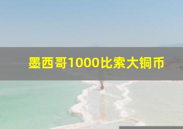 墨西哥1000比索大铜币