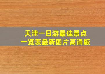 天津一日游最佳景点一览表最新图片高清版