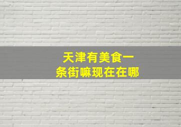 天津有美食一条街嘛现在在哪