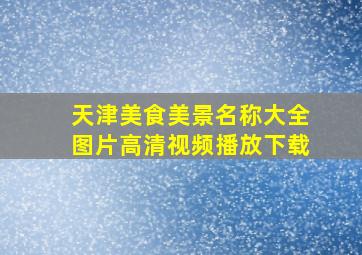 天津美食美景名称大全图片高清视频播放下载