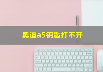 奥迪a5钥匙打不开