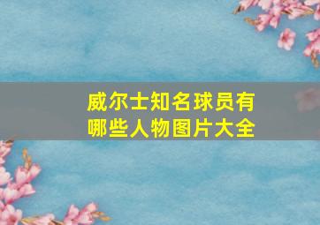 威尔士知名球员有哪些人物图片大全