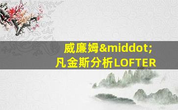 威廉姆·凡金斯分析LOFTER