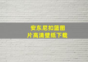 安东尼扣篮图片高清壁纸下载