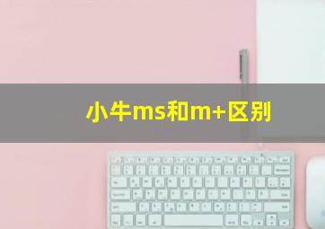 小牛ms和m+区别