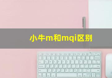 小牛m和mqi区别