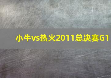 小牛vs热火2011总决赛G1