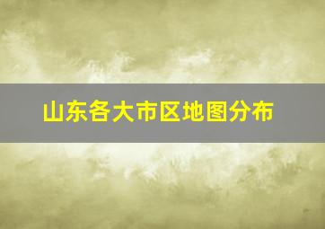 山东各大市区地图分布