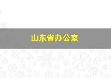 山东省办公室