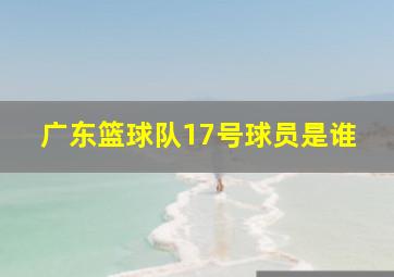 广东篮球队17号球员是谁