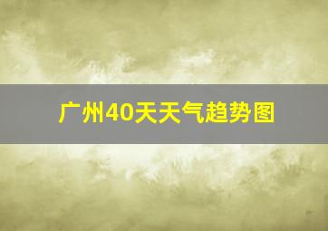 广州40天天气趋势图