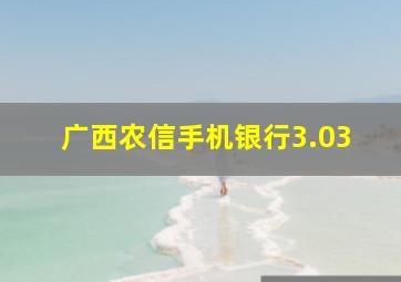 广西农信手机银行3.03