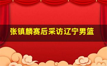 张镇麟赛后采访辽宁男篮