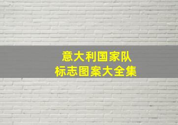 意大利国家队标志图案大全集