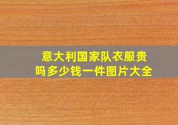 意大利国家队衣服贵吗多少钱一件图片大全