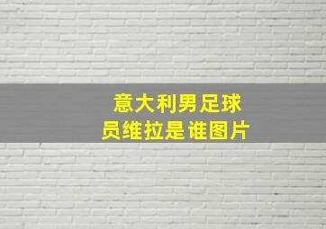 意大利男足球员维拉是谁图片