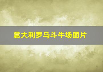 意大利罗马斗牛场图片