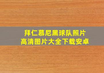 拜仁慕尼黑球队照片高清图片大全下载安卓