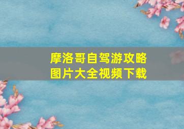 摩洛哥自驾游攻略图片大全视频下载