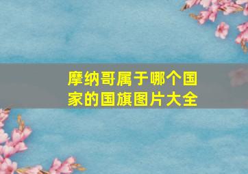 摩纳哥属于哪个国家的国旗图片大全