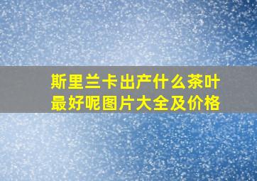 斯里兰卡出产什么茶叶最好呢图片大全及价格