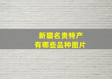 新疆名贵特产有哪些品种图片