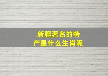 新疆著名的特产是什么生肖呢