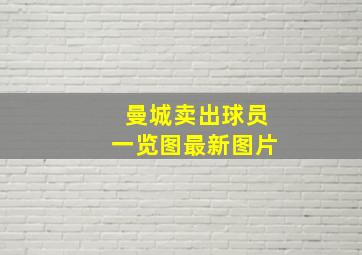 曼城卖出球员一览图最新图片