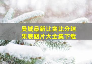 曼城最新比赛比分结果表图片大全集下载