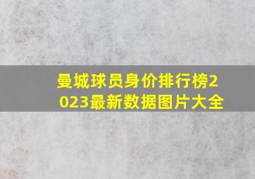 曼城球员身价排行榜2023最新数据图片大全